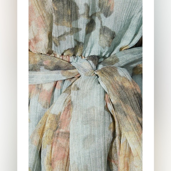 Zimmermann Tempest Off Shoulder Dress Size 3 - Picture 3 of 4